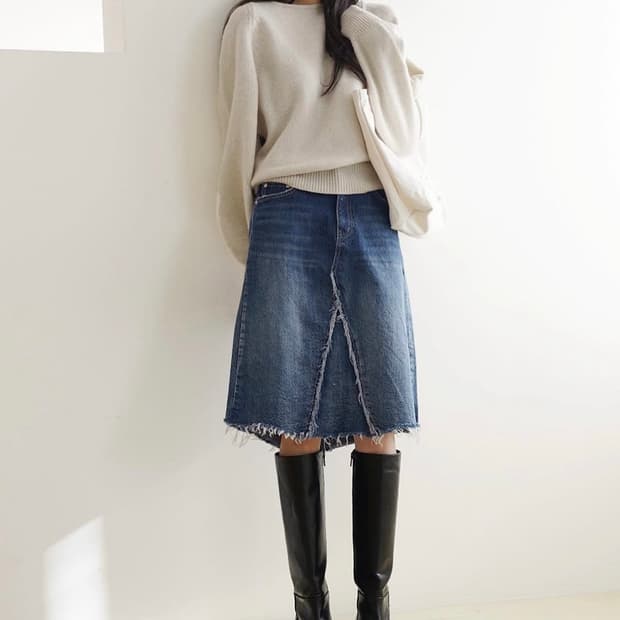 thebuttercream 더버터크림 sloco 보트넥 니트