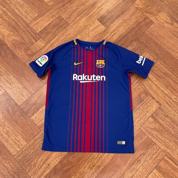 나이키 바르셀로나 메시 마킹 유니폼