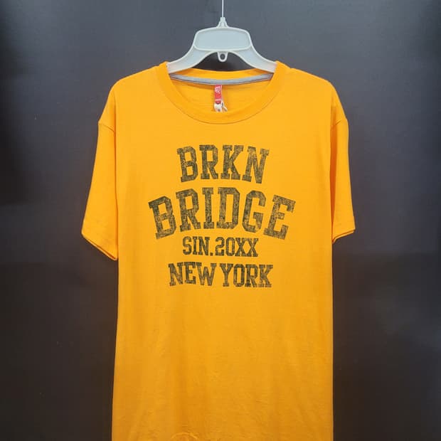 GELEone BRKN BRIDGE NEW YORK 빈티지 셔츠