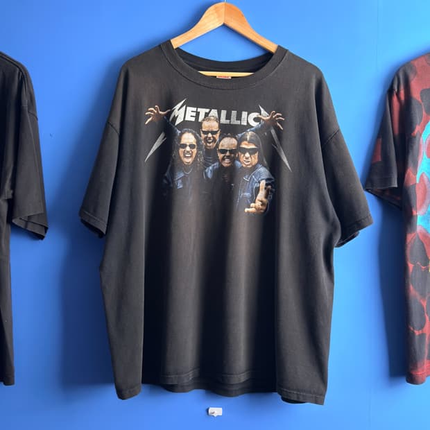 (2XL) 00s 메탈리카 빈티지 밴드티