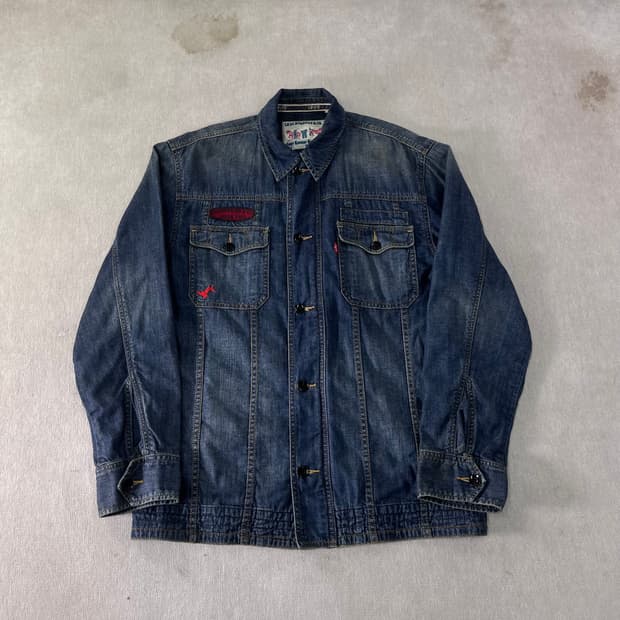 100 리바이스 데님 셔츠 자켓
