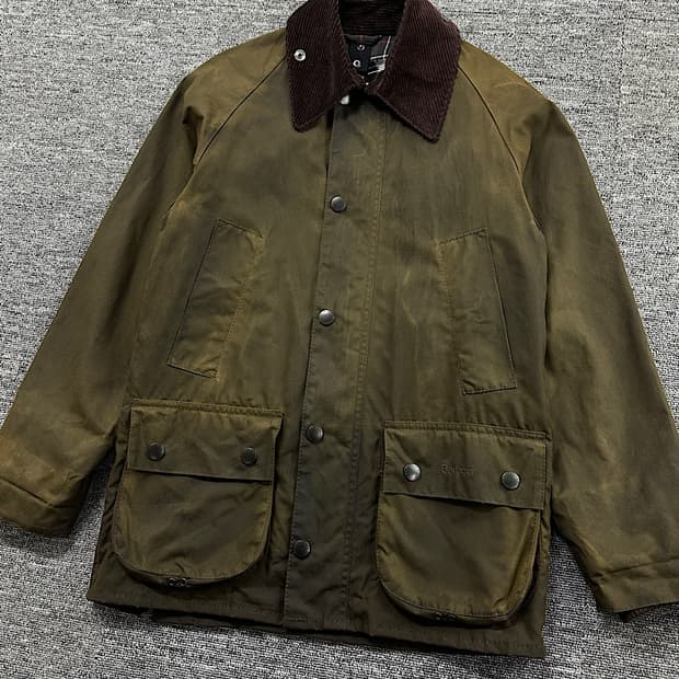 바버 클래식 비데일 자켓 M