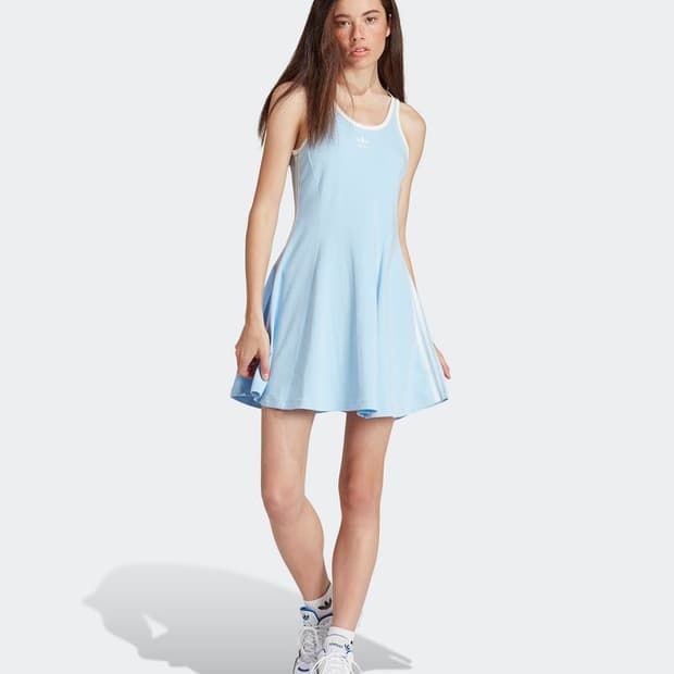 아디다스 탱크 원피스 스카이블루 L