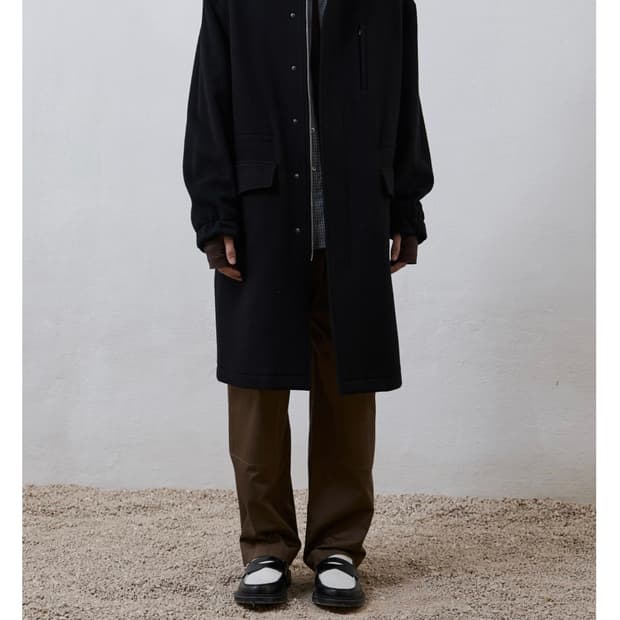 youth 밀리터리 코트 블랙 m[택포]