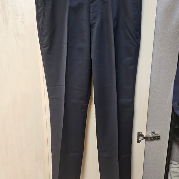 띠어리 울 슬랙스 블랙 34