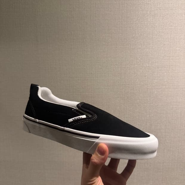 (245) 새상품 반스 뉴 슬립온 블랙