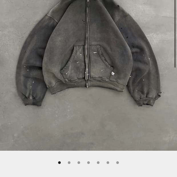 아킴보클럽 와치피커 선페이드 후드집업 XL