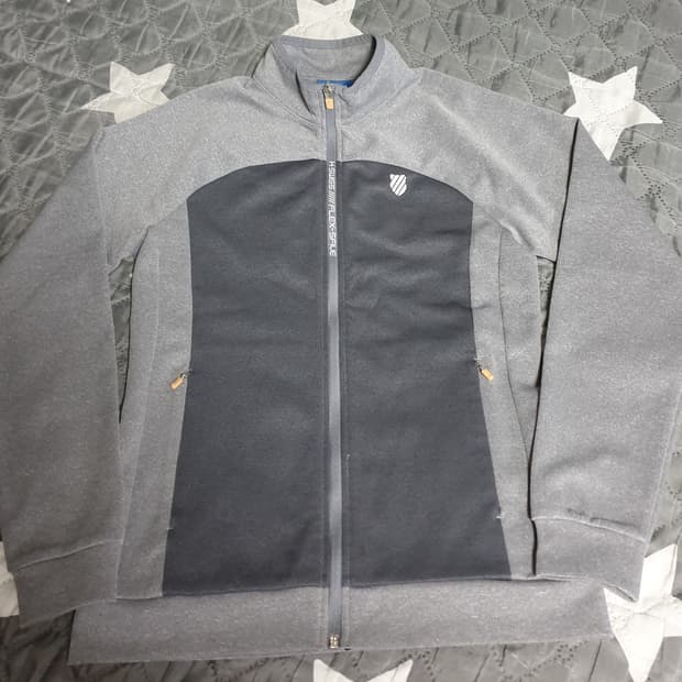 케이스위스 트레이닝 기능성 집업 져지 그레이 (S)