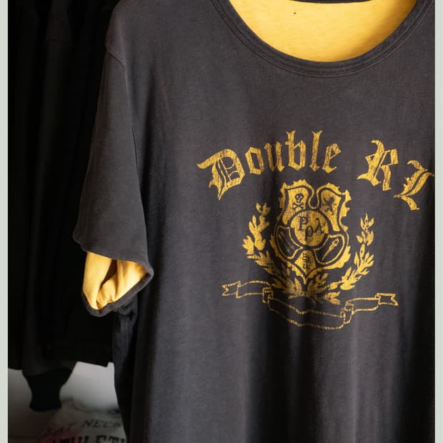 RRL US NAVY Reversible T shirt / XXL 110
