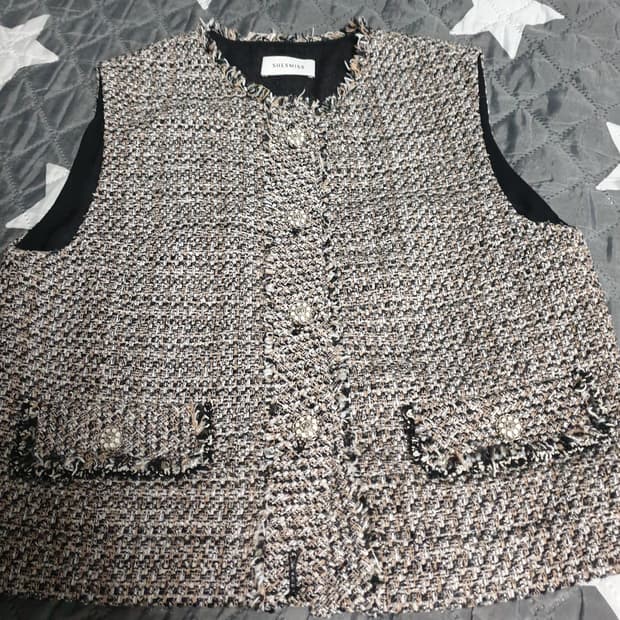 쉬즈미스 트위드 럭셔리 베스트 (55)