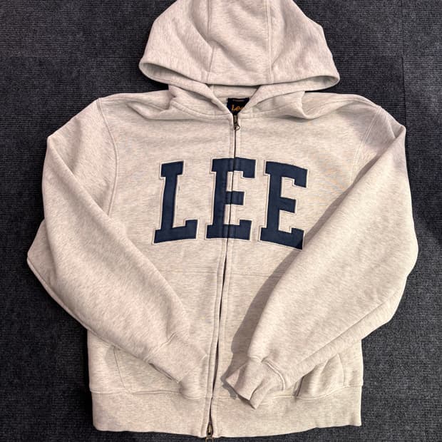 Lee 아이보리 후드집업 S