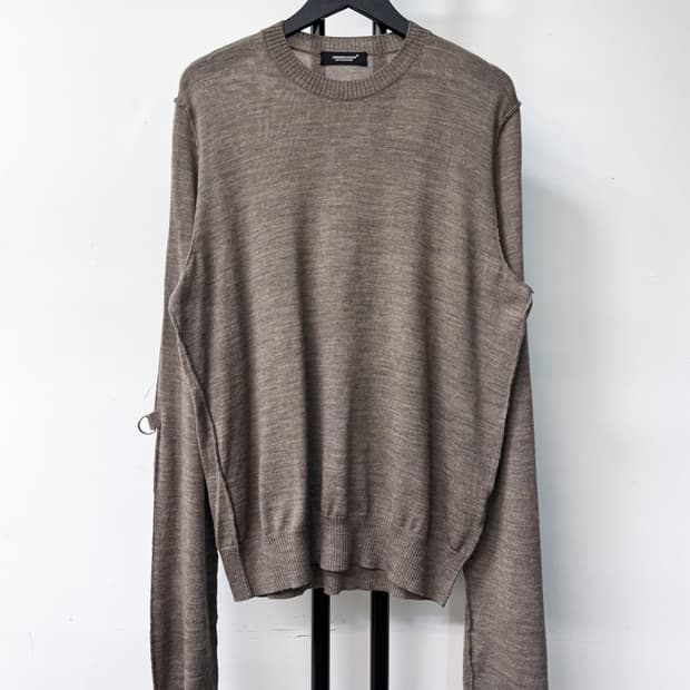 언더커버 20F/W 하이 게이지 본디드 니트
