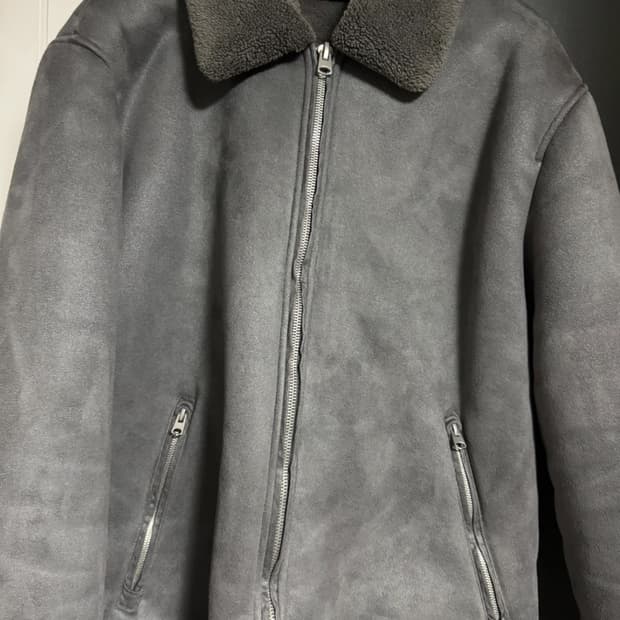 자라 스웨이드 무스탕 xl