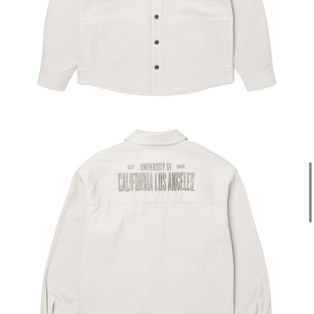 Ucla 코듀로이 셔츠