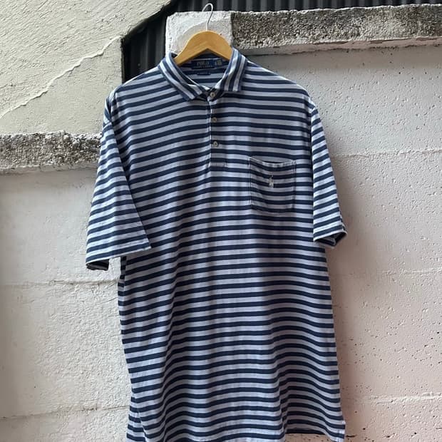 폴로 랄프로렌 스트라이프 소프트터치 pk코튼 셔츠 105