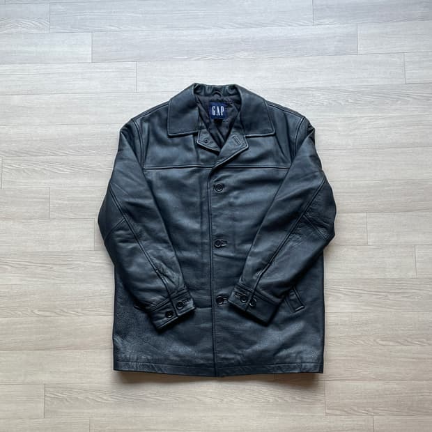 90s 올드갭 레더 카코트 gap carcoat