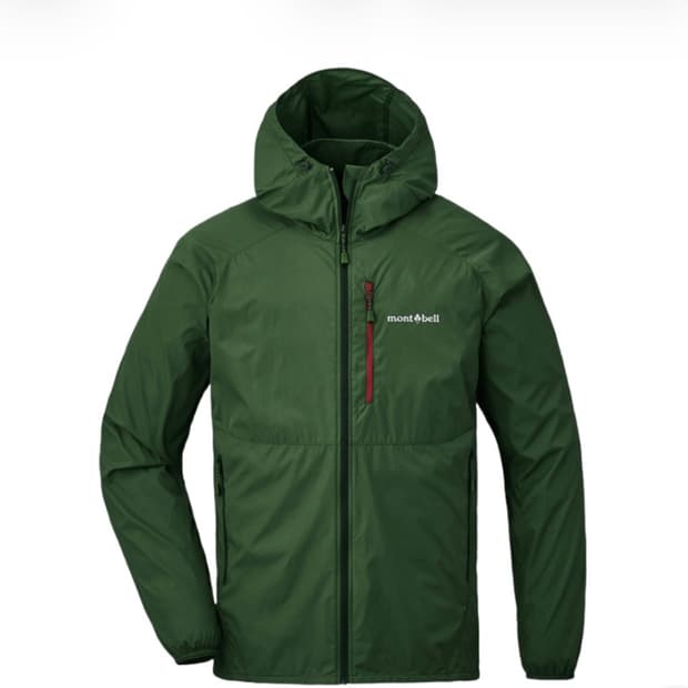 [L]몽벨 윈드 블라스트 후드 자켓 다크 그린
