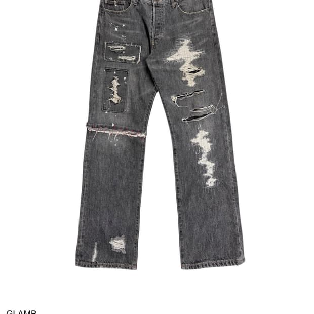 Glamb DISTRESSED BORO DENIM PANTS 구합니다