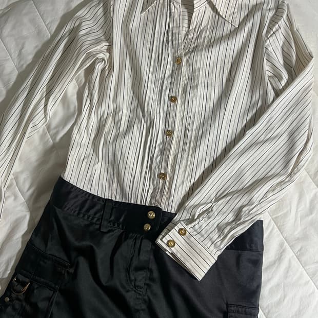 세실맥비 셔츠 원피스 오네갸루