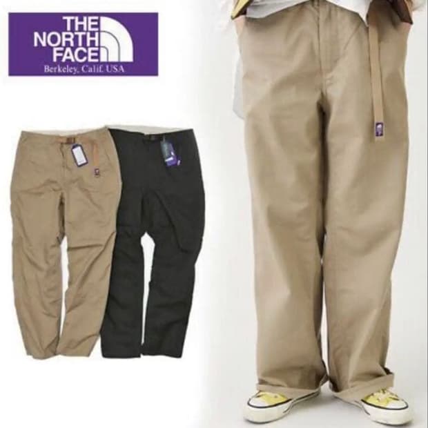 노스페이스 퍼플라벨 바이 나나미카 트윌 와이드팬츠 블랙 WS