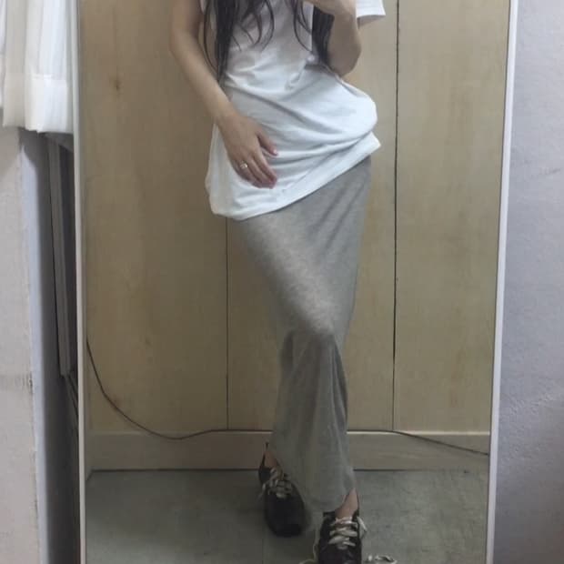 [직수입] 빈티지 스퀘어 토 슈즈 브라운