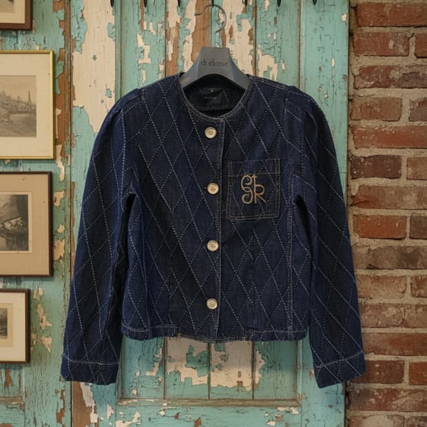 RH STUDIO 데님 퀼팅 자켓 F