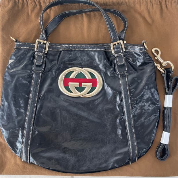 구찌 GG빅로고 토트백 정품 (구매영수증 있음)