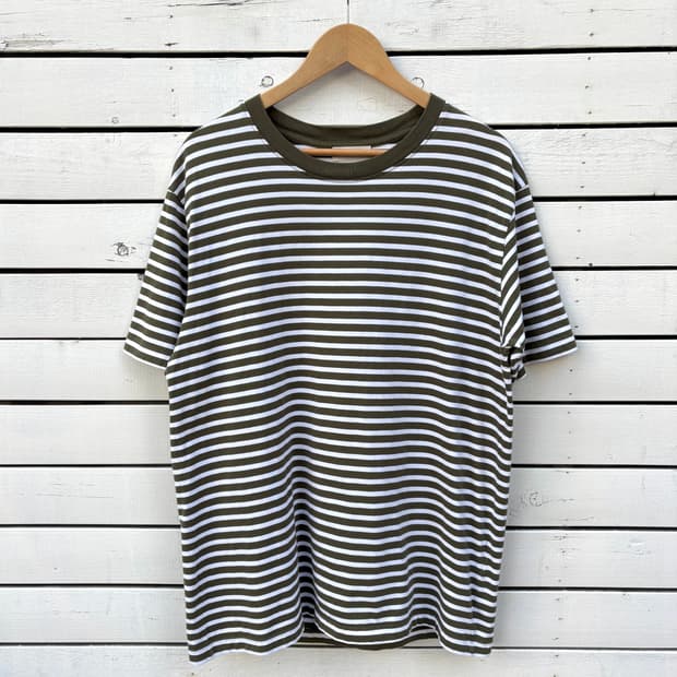 Cos 코스 스트라이프 반팔 티셔츠