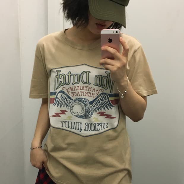 본더치 플라잉 아이 반팔 베이지