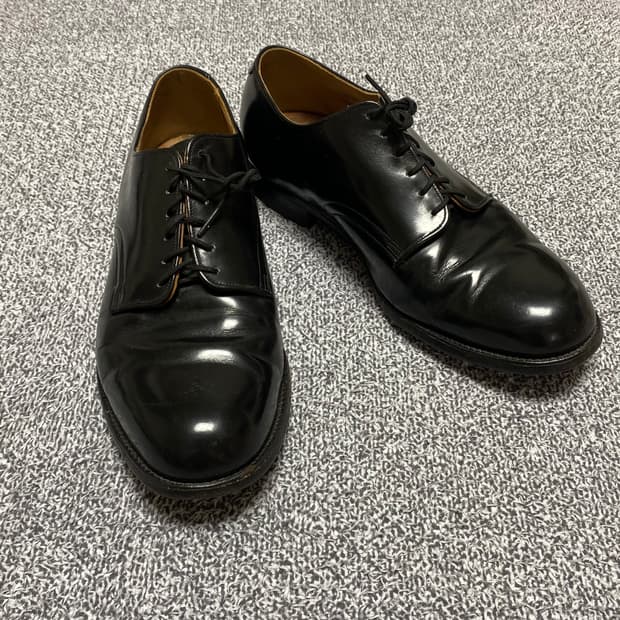 70s US10.5W 미해군단화 서비스슈즈 Genesco