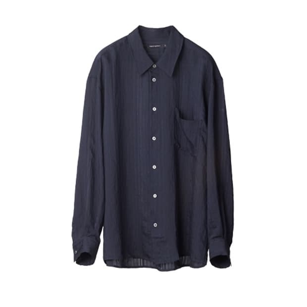 (3) 해칭룸 클래식 네이비 셔츠