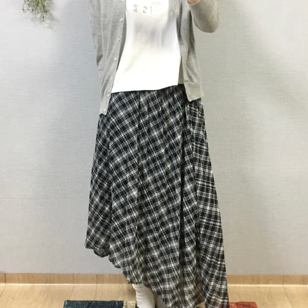 GU unbalance check skirt 