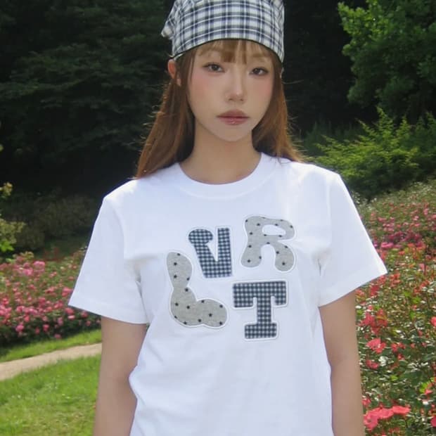 LVTR PATCH TEE WHITE