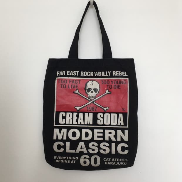 90s CREAM SODA tote bag