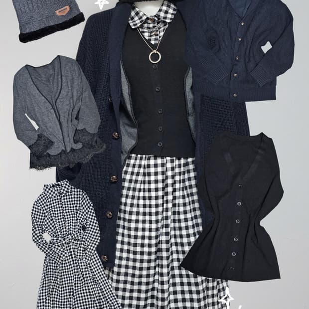 Nerd nihonjin mori look style set