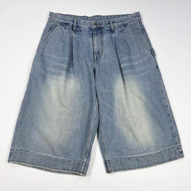 VTG 빈티지 버뮤다 워싱 데님 반바지팬츠 (34인치)