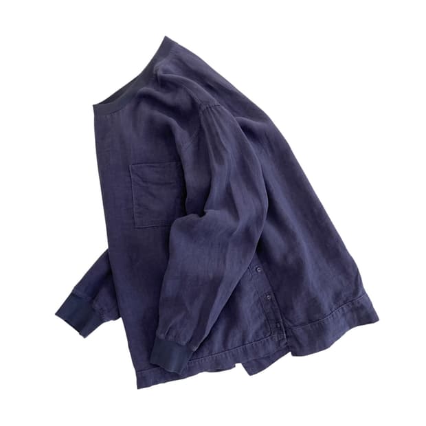 브루나보인 린넨 롱 슬리브 티셔츠