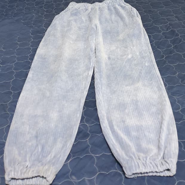 언더커버 코듀로이 밴딩 조거팬츠 스카이블루 (28)