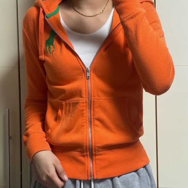 폴로 랄프로렌 빅포니 슬림핏 후드집업 