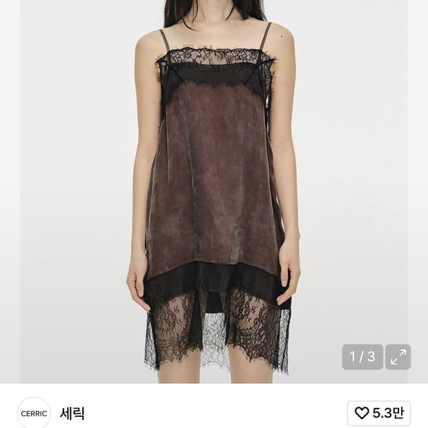 Cerric lace slip dress