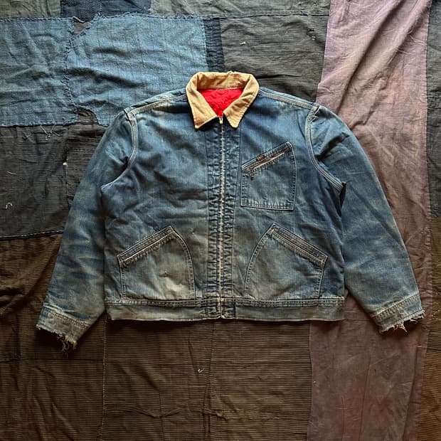 70s USA LEE 빈티지 리 191LB 데님 워크 자켓