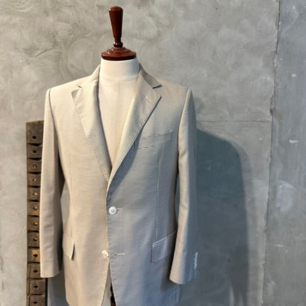 에르메네질도 제냐 실크 울 테일러드 자켓 100