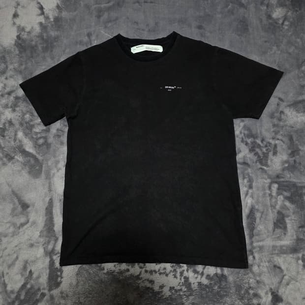 (XL)오프화이트 반팔 티셔츠 