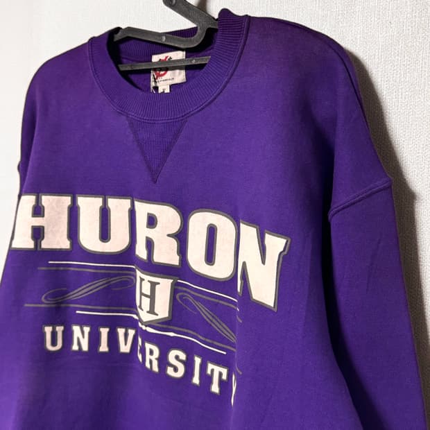 debate 프린팅 퍼플 맨투맨 티셔츠