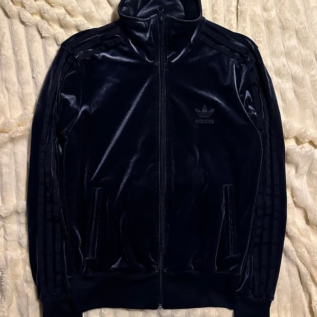 아디다스 져지 럭셔리벨루어 네이비