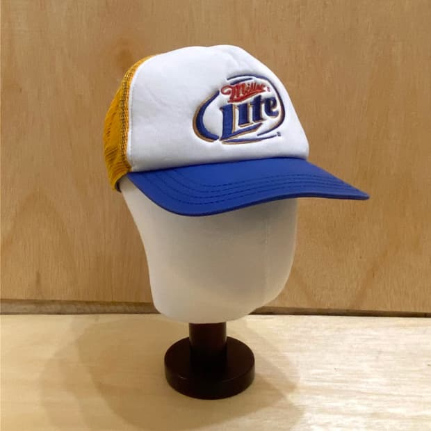 Miller Lite mesh cap 밀러 라이트 트러커캡