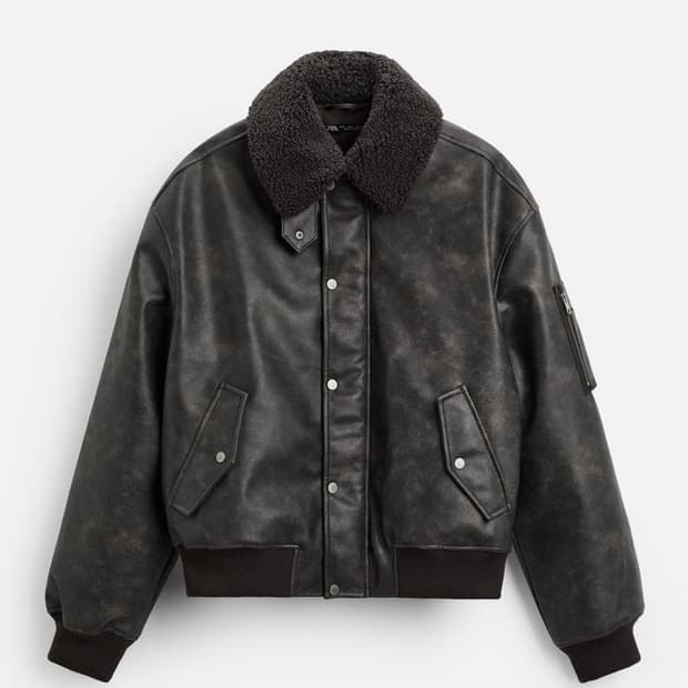 자라 워시드 무스탕