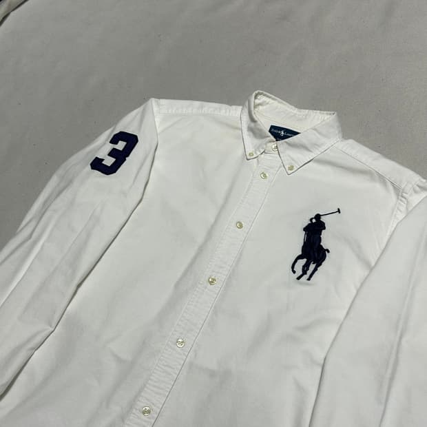 XL 폴로랄프로렌 빅포니 화이트 셔츠