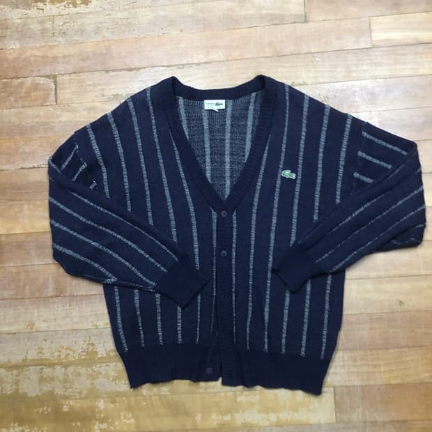 90s 라코스테 스트라이프 가디건