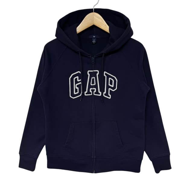 갭 로고 후드집업